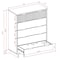 Manhattan Comfort Granville 45.27 Tall Dresser in Dark Grey DR-5025 - alternate 4